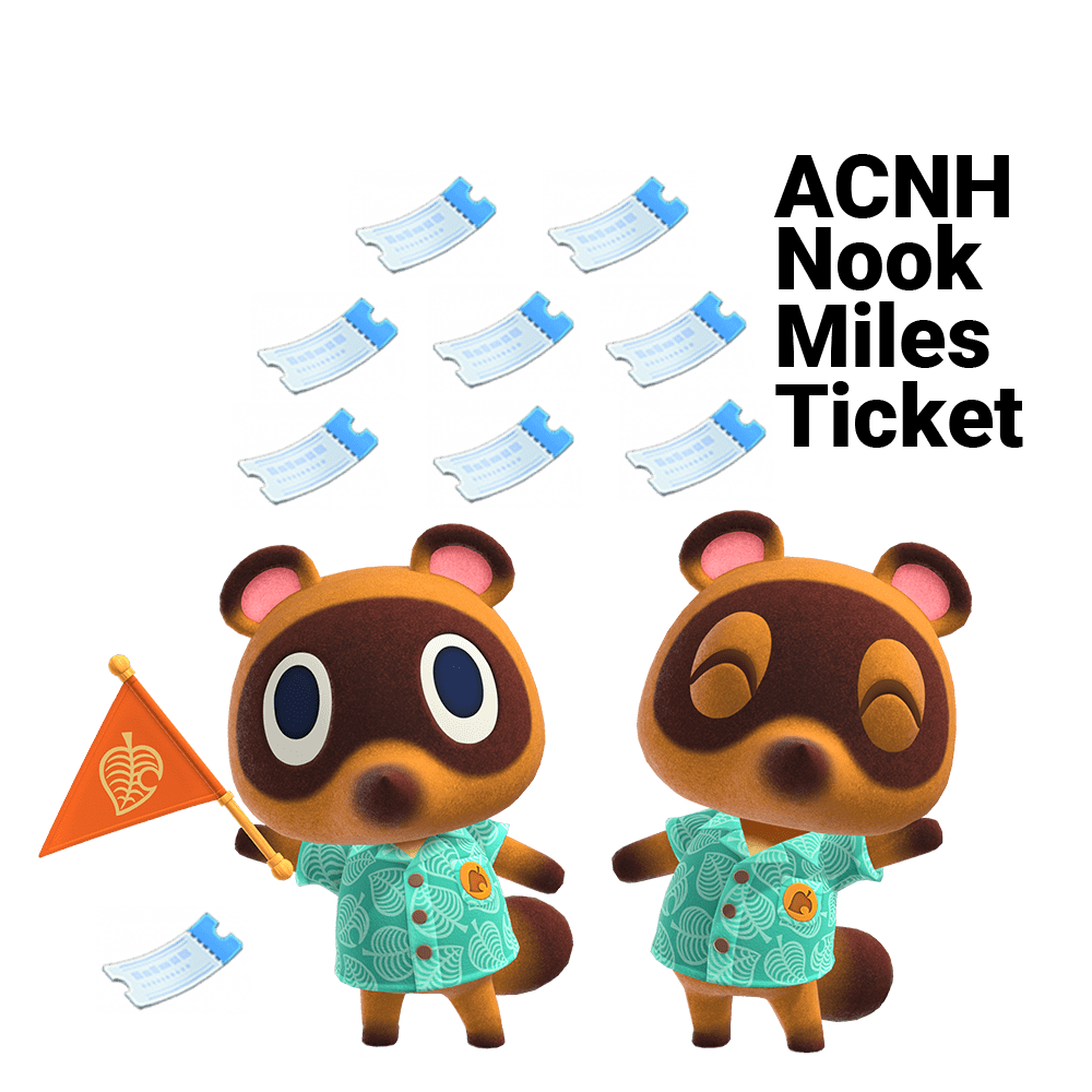 ACNH Nook Miles Ticket