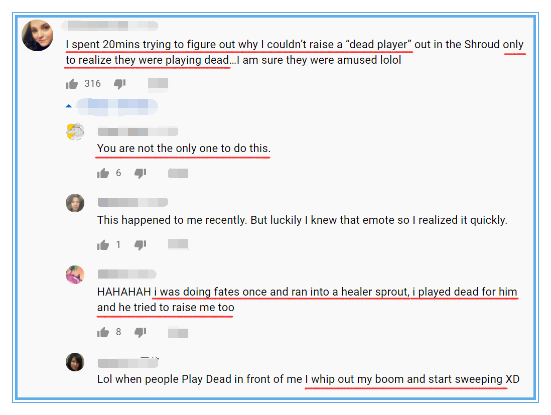 Dead players