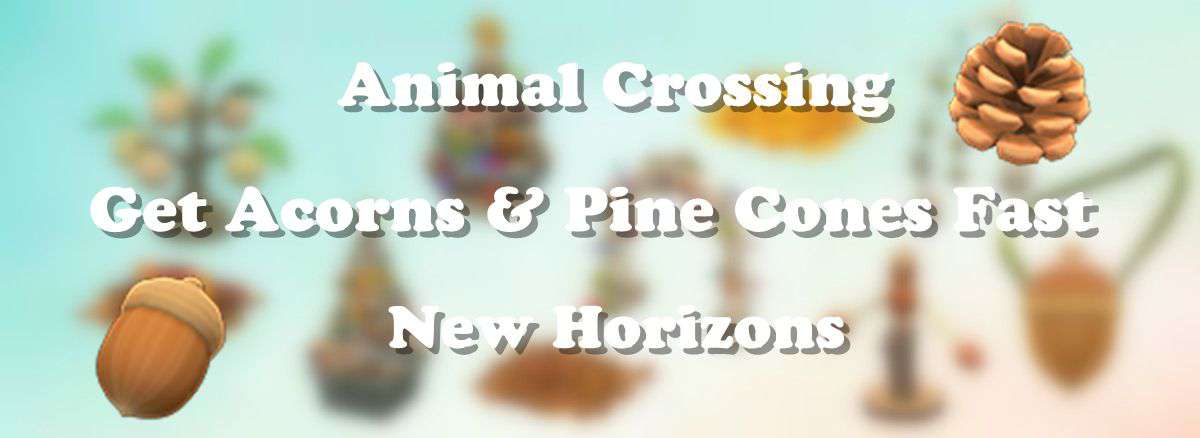ACNH: How to Get Acorns and Pine Cones Fast p1