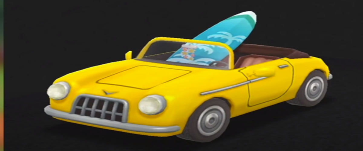 Animal Crossing Summer Convertible Car