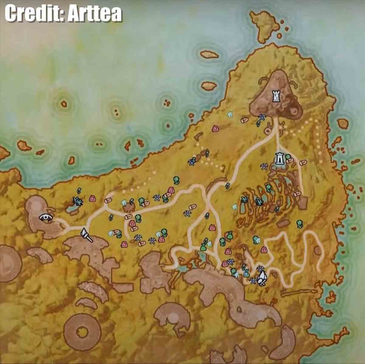 Artaeum Best Places to Farm Materials in ESO pic2 Artaeum