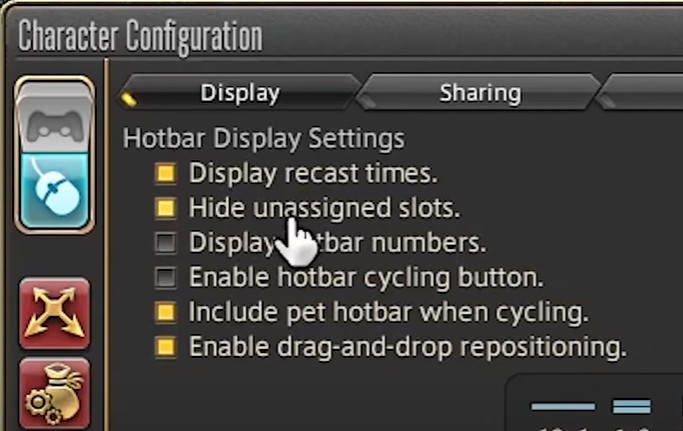 Character Configuration