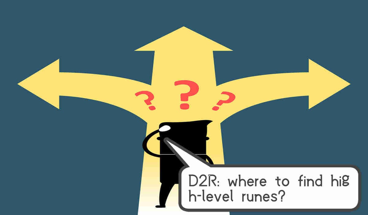 D2R: where to find high-level runes