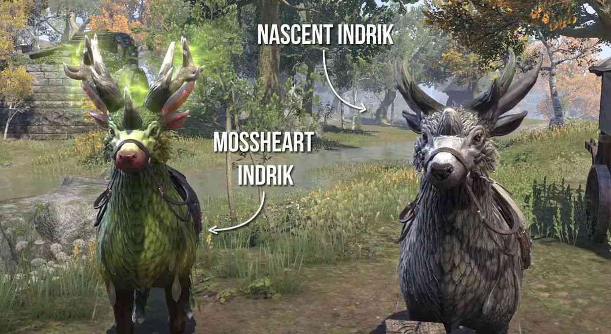 ESO Indrik Mount Guide How to Get Mossheart Indrik p1