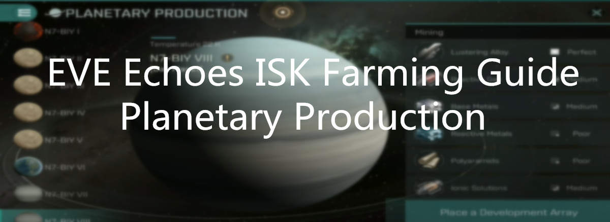 EVE Echoes ISK Farming Guide