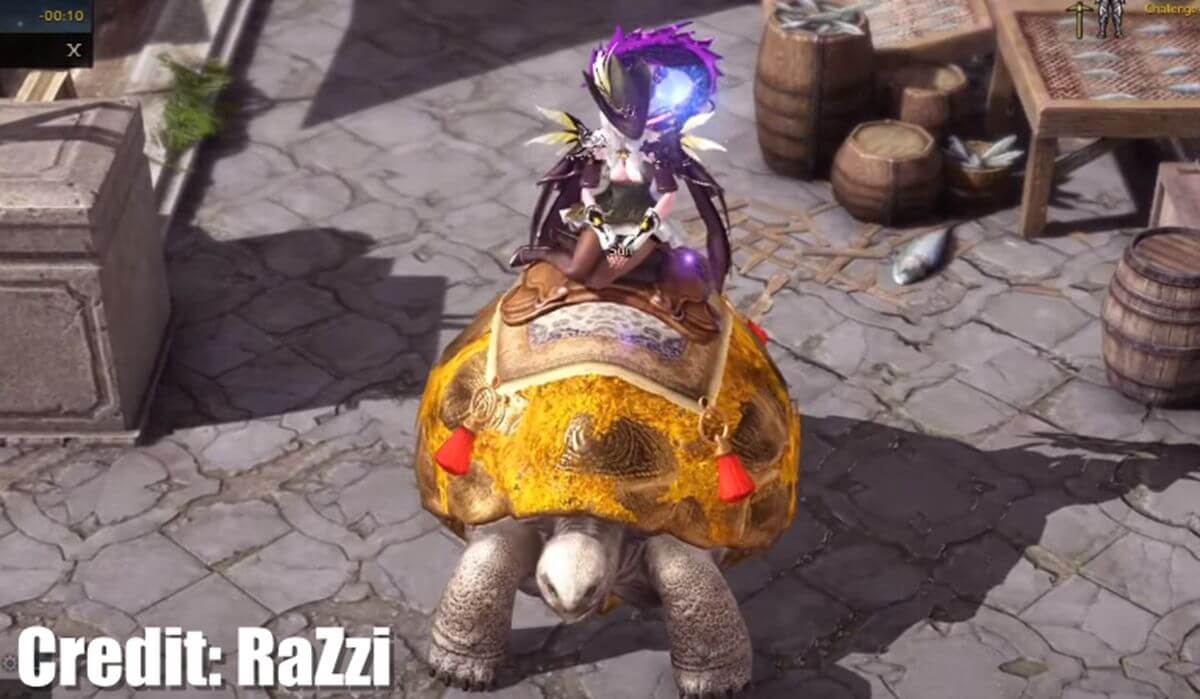 Free Mounts You Can Get in Lost Ark Golden Moss Turtle