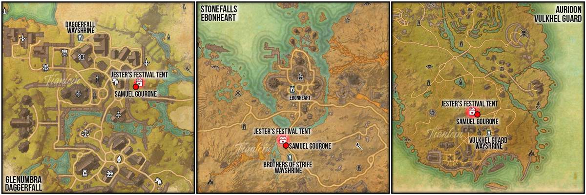 Guide to ESO Jester's Festival 2022 Getting the Band Together quest giver