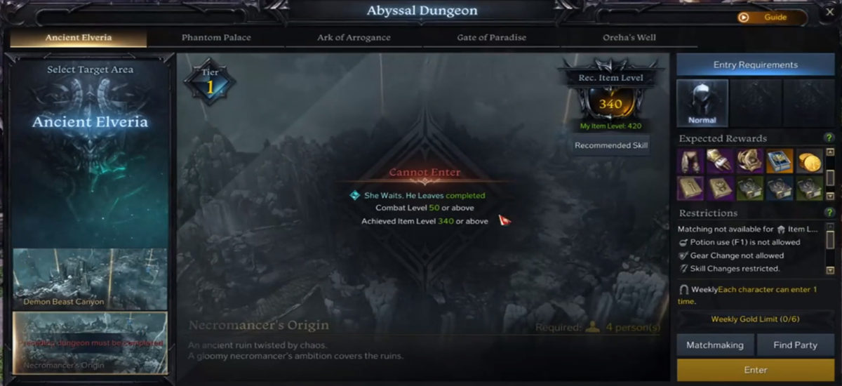 Lost Ark Abyssal Dungeon