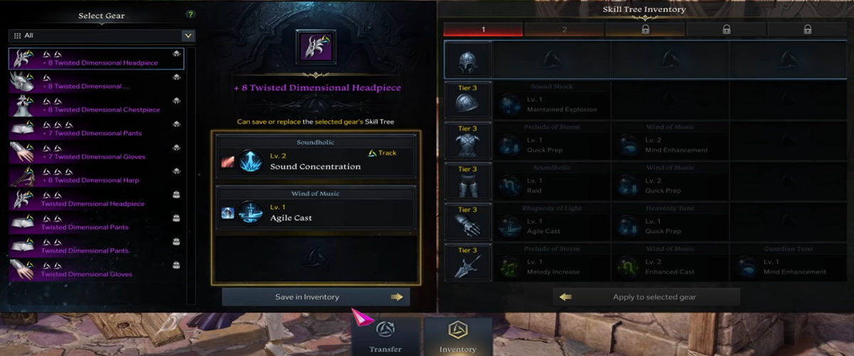 Lost Ark Transfer Skill Tree NPC
