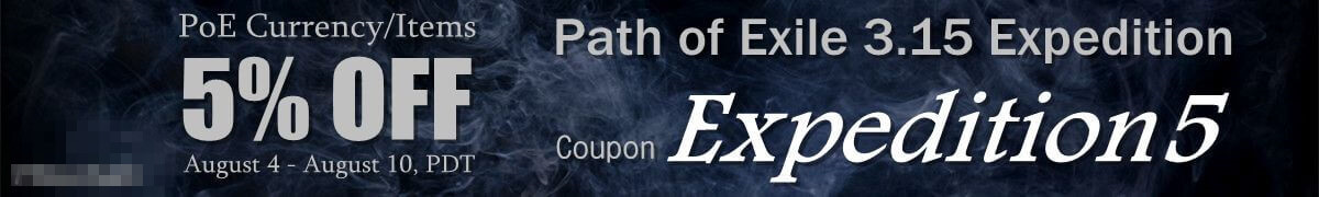 MmoGah's Promotion Week for PoE Currency and Items Starts August 4 P2