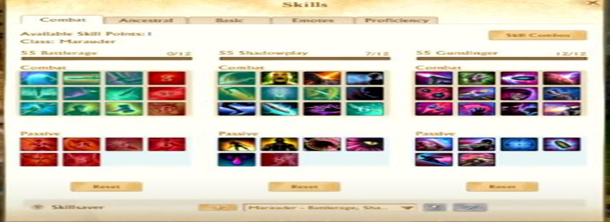 skills and passives 