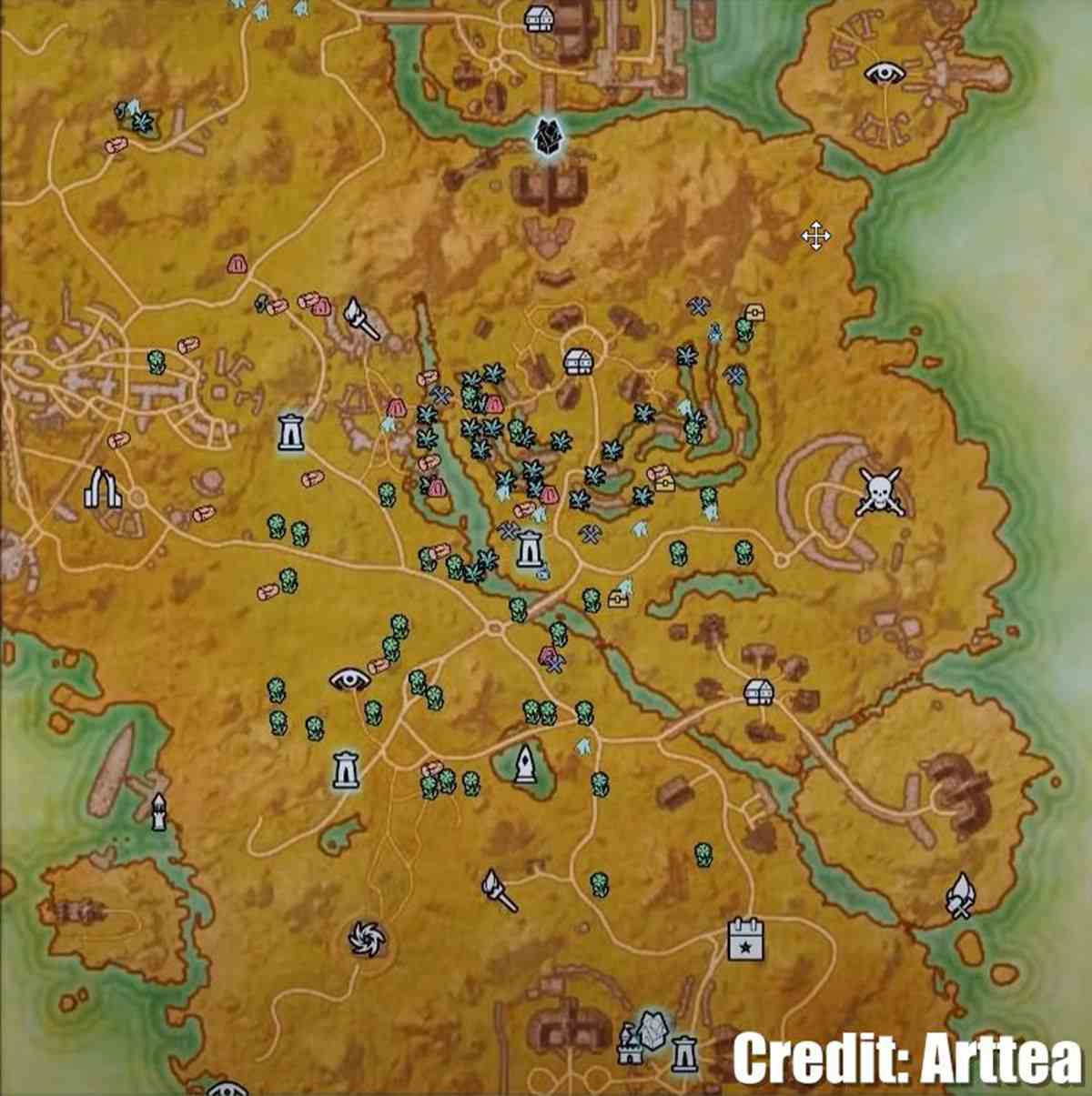 Phaer, Auridon Best Places to Farm Materials in ESO pic 8 Phaer, Auridon