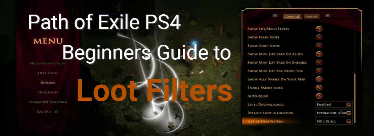 gammelklog foredrag En nat Path of Exile PS4: Beginners Guide to Loot Filters
