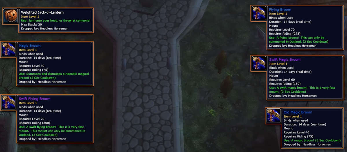WoW TBC Hallow's End Guide Mounts, Loot, and Quests