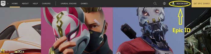 your account at the official website https www epicgames com site en us home and you ll find your epic id in the upper right corner of the page - https www epicgames com fortnite site en us home