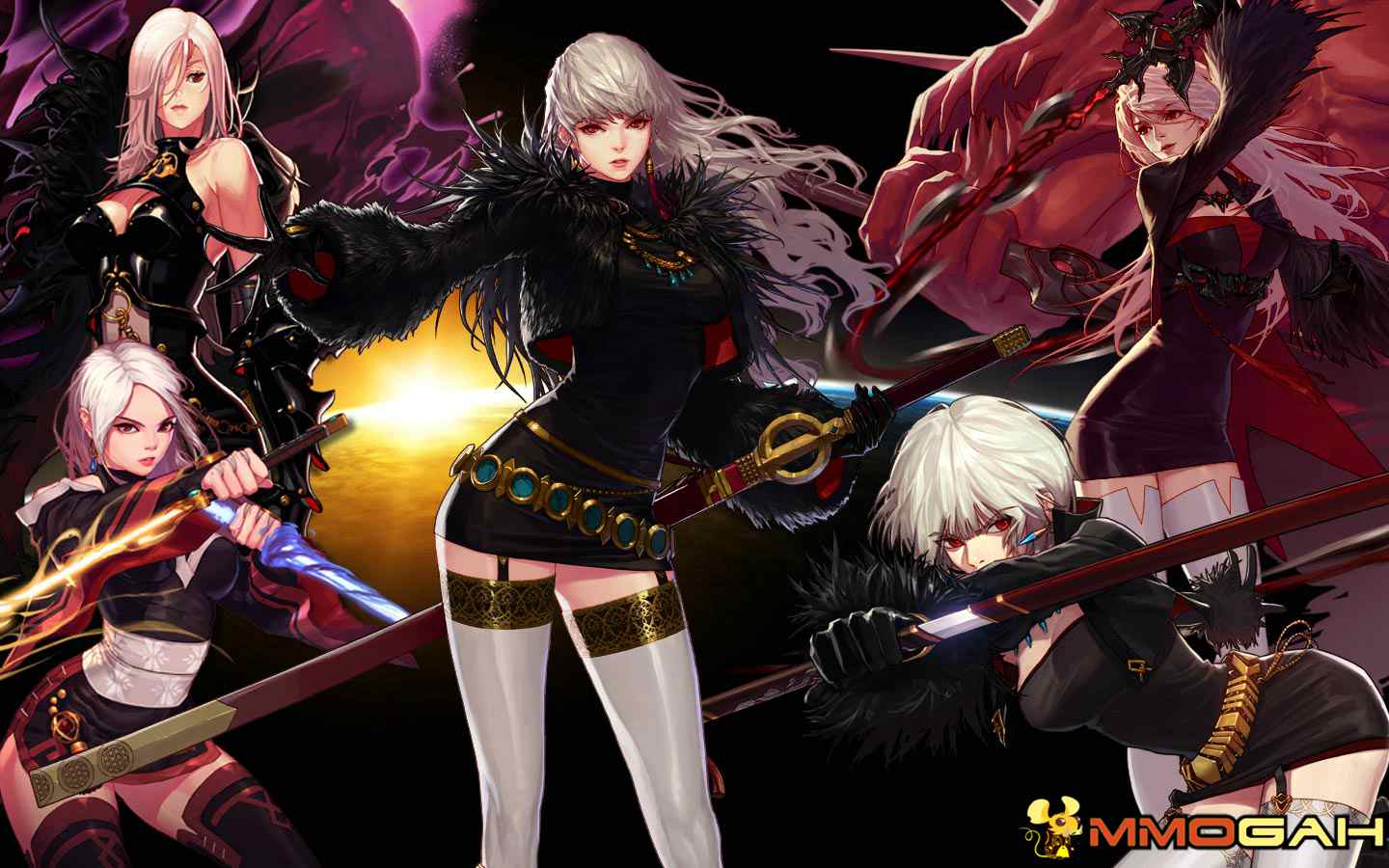 The Ranking of the 4 Professions of Female Slayer in Dungeon Fighter Online.