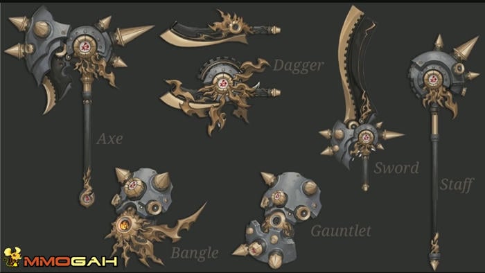 blade and soul weapons