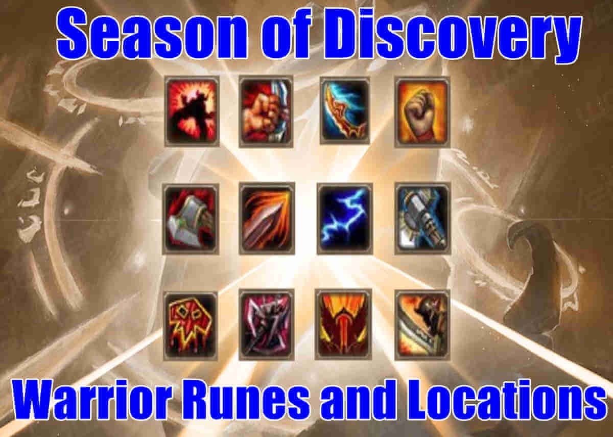 Season of Discovery Warrior Guide: Runes, Locations, and How to Get Them