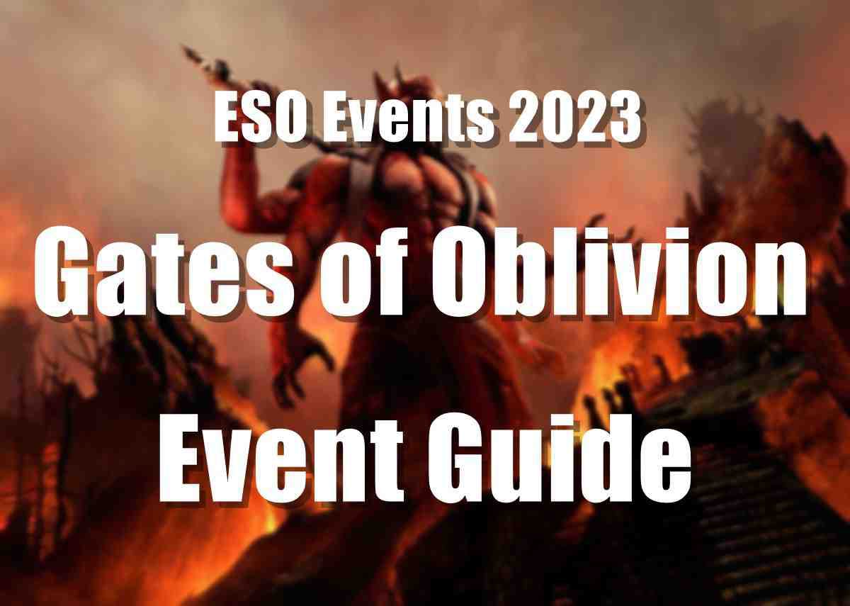 ESO Events 2023: Gates of Oblivion Celebration Event Guide