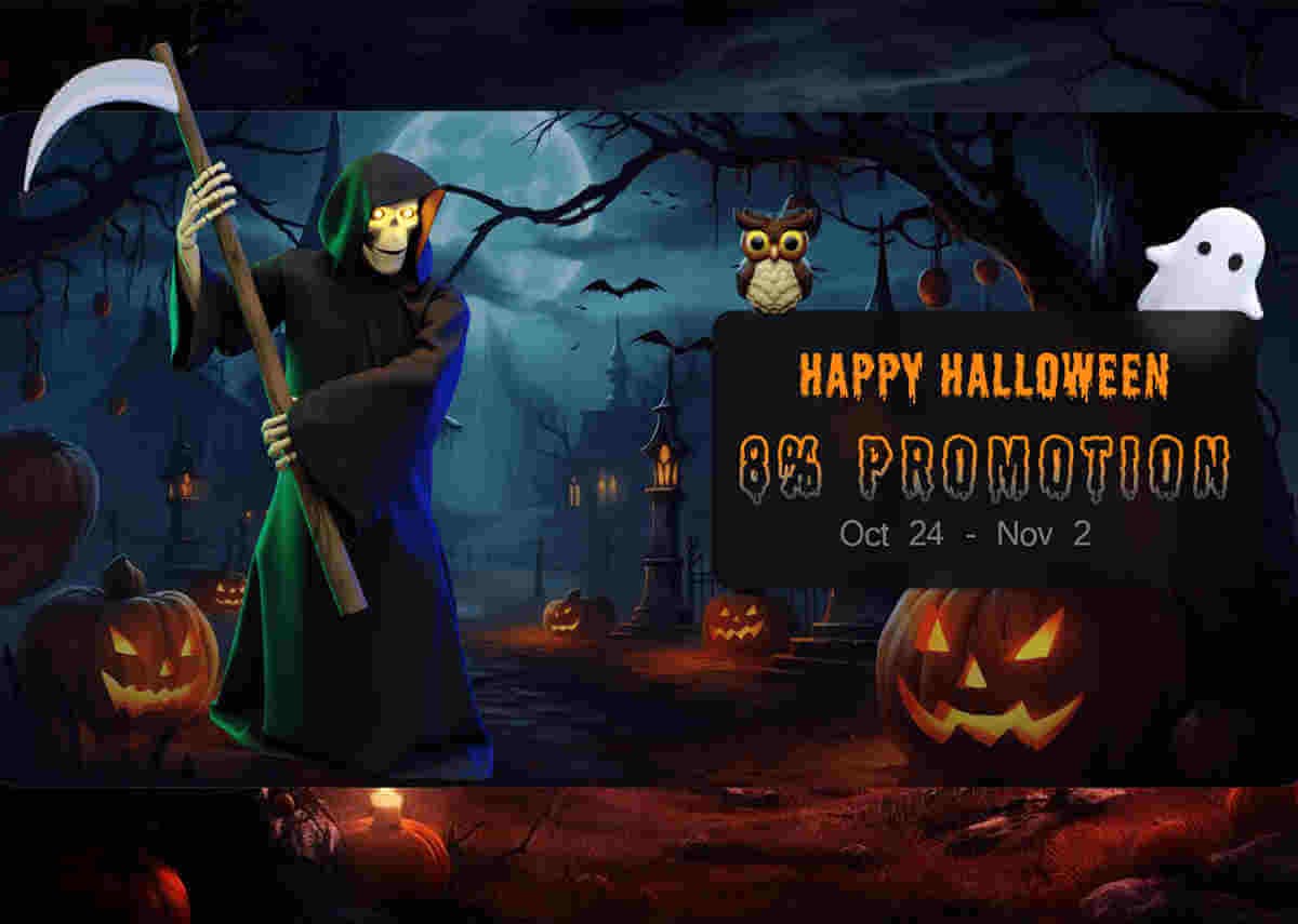 2023 MmoGah Sitewide Halloween Promotion: Get 8% Off Right Away