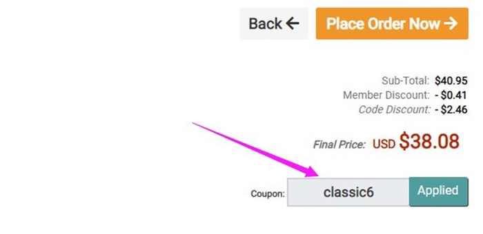 input coupon