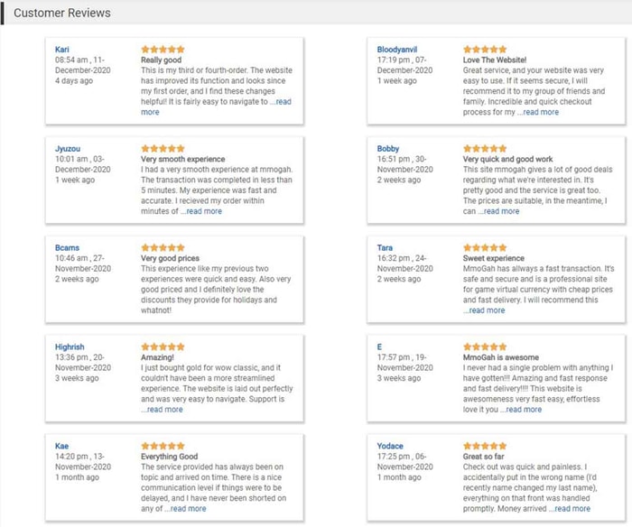 WoW Classic Reviews