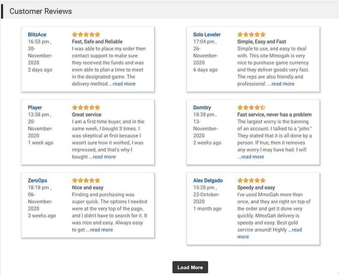wow reviews